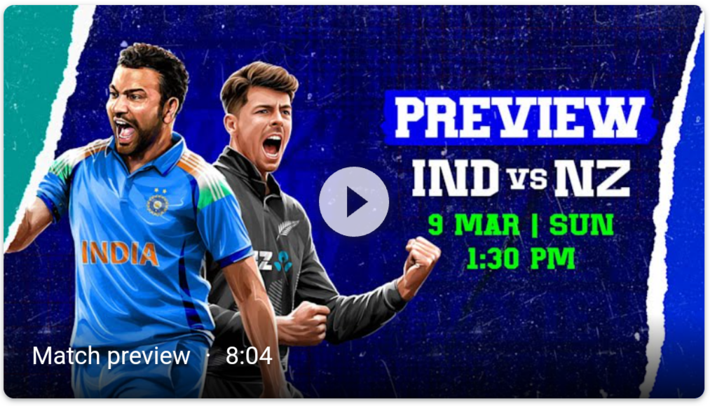 IND vs NZ final 